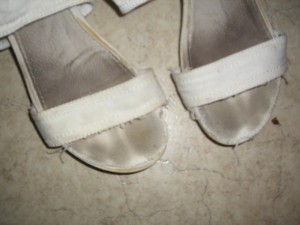die waren zusammen mit den H &amp; M schläppchen im Müll