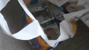 Die Mülltüte wird nächste Woche in der MVA vernichtet