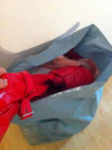 vorsichtig ziehe ich ihn aus seiner Todesfalle