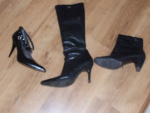 Stiefel in der mitte