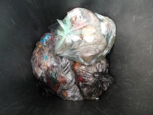 Martina hatte wohl die gleiche Idee gehabt, denn ihre eigentlich auch noch schönen treuen Begleiter des langen Winters mussten auch in den Küchenmüllbeutel.