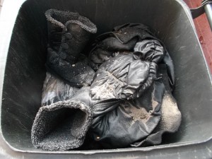 Der Beginn der schmutzigen Müllkarriere.