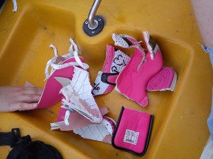 Dies war mal ein Schuh :)