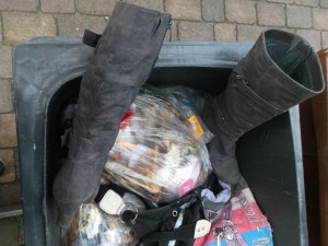 Noch sehen sie gar nicht aus wie Müllstiefel, aber das sollte sich schnell ändern.