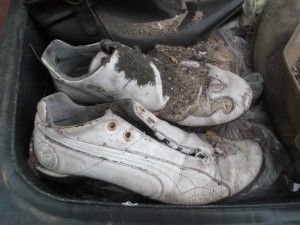 Aus geilen Kultsneakers wird nun dreckiger Restmüll!