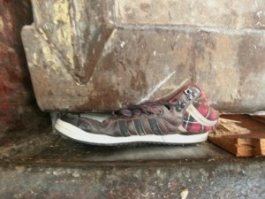 Die adidas Top Ten waren in dieser &quot;Stellung&quot; offensichtlich nicht mehr &quot;top&quot;. Grins!