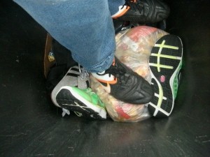 Ein letztes Aufbäumen, aber meine Stollenschuhe gewinnen doch!
