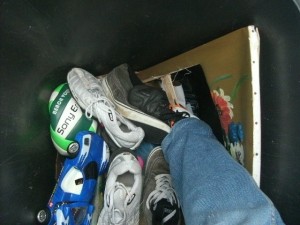 Meine Füße in den Fußball-Stollenschuhen hatten wieder Grip und nun konnte ich ganz einsteigen.