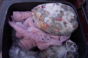 Müll0212 016.jpg (255.15 KiB) 6504 mal betrachtet Vielleicht noch drei Tage, dann liegt die süße rosa Jacke schon in den tieferen Müllschichten.