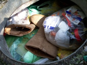 Auch wieder mein Unverständnis, warum diese guten Stiefel in den Müll &quot;mussten&quot;.