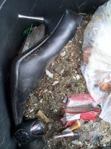 Ein schäbiges Ende für solch sexy Stilettos!