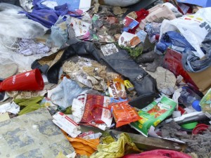 Janine08 037.jpg (423.53 KiB) 29487 mal betrachtet Unter den Stiefeln lag ein schon länger liegender und schon braun vergammelter aufgeplatzter Müllbeutel mit Essensresten. Igitt!