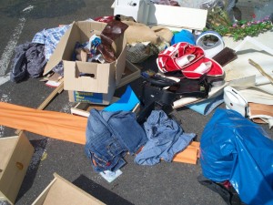 Von dieser Seite aus zeigt dieser Sperrmüllhaufen sein "Potenzial".