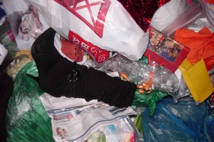 Sehr geiler Stiefelfund im Müll!