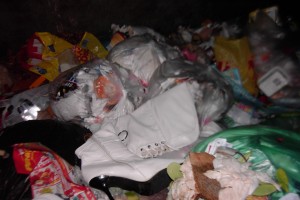 Mit diesem &quot;Abhang&quot; sah es schon ein wenig aus wie auf einer Müllkippe.