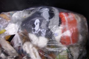 Alles sinnlose Einzelsocken. Schade um Snoopy!
