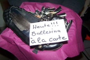 100_0858.JPG (482.46 KiB) 8362 mal betrachtet Heute sehr zu Empfehlen "Ballerina ala carte "<br /><br />Guten Appetit