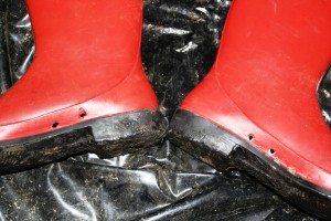 Gummistiefel müssen nicht dicht sein