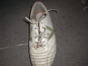 Der schuh der schon im Müll begraben war...