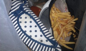 Erst die Fritten...