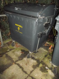 Ein ganz gewöhnlicher Restmüllcontainer!
